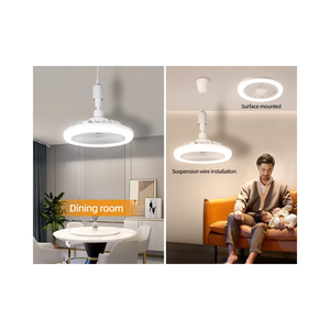 BOMBILLO LED CON VENTILADOR E27 85-265V 30W 3CCT 180° 30000H