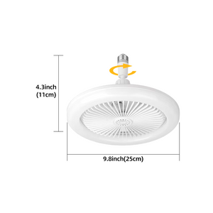 BOMBILLO LED CON VENTILADOR E27 85-265V 30W 3CCT 180° 30000H