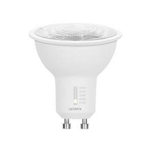 BOMBILLO LED ATENUABLE GU10 110V 6.5W 5CCT 500LM CRI90 40° 25000H (50W)