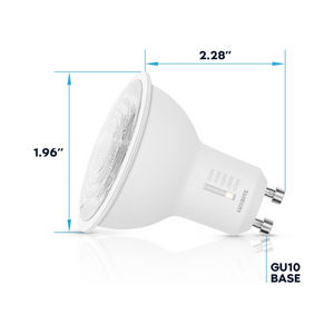 BOMBILLO LED ATENUABLE GU10 110V 6.5W 5CCT 500LM CRI90 40° 25000H (50W)