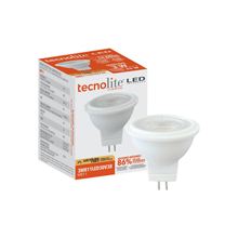 BOMBILLO LED MR11 G4 110V 3W 3000K (LUZ CÁLIDA) 200LM CRI80 38º 15000H (25W)