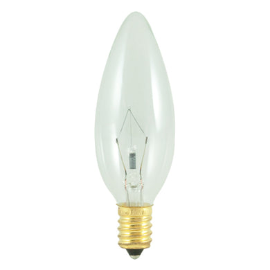 BOMBILLO INCANDESCENTE TORPEDO CLARO B10 E14 110V 25W 2700K (LUZ CÁLIDA) 175LM 1500H