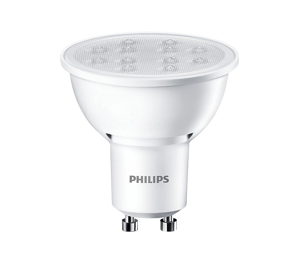 BOMBILLA LED GRANDE GU10 8w R63 63mm LUZ CÁLIDA – LedyLuz