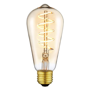 BOMBILLO VINTAGE LED ATENUABLE ST19 E27 110V 5W 2400K (LUZ CÁLIDA) 300LM 25000H (60W)