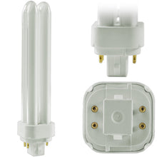 BOMBILLO FLUORESCENTE (DOBLE TWIN TUBE) PL-C T4 G24q-3 4P 26W 3500K (LUZ CÁLIDA) 1460LM CRI82 10000H