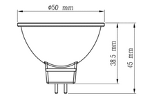 BOMBILLO LED MR16 GU5.3 110V 3W 3000K (LUZ CÁLIDA) 250LM 36º 15000H (30W)