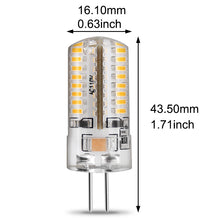 BOMBILLO LED BI-PIN JC G4 110V 3W 3000K (LUZ CÁLIDA) 200LM CRI80 360º 25000H (30W)