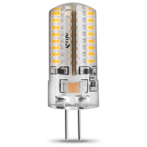 BOMBILLO LED BI-PIN JC G4 110V 3W 3000K (LUZ CÁLIDA) 200LM CRI80 360º 25000H (30W)