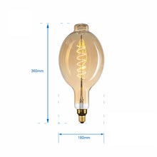 BOMBILLO VINTAGE LED BT56 (15") E27 110V 8W 2400K (LUZ CÁLIDA) 500LM 25000H (60W)