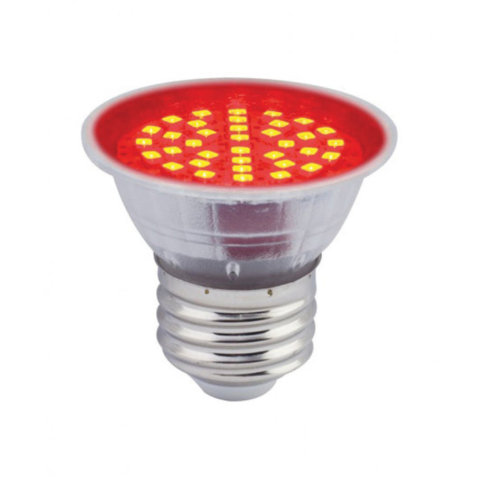 BOMBILLO LED JDR E27 110V 2.3W ROJO 100º 20000H (25W)