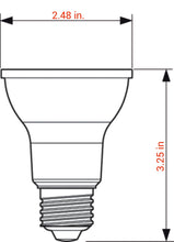 BOMBILLO LED ATENUABLE PAR20 E27 110V 6W 4000K (LUZ NEUTRA) 520LM CRI80 35º 25000H (50W)