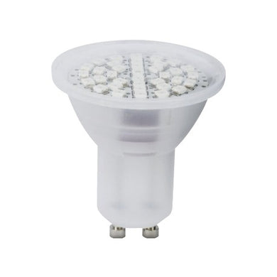 BOMBILLO LED GU10 110V 3W RGB 7 COLORES (CAMBIA CADA 7 SEG) 100º 20000H (25W)