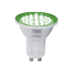 BOMBILLO LED GU10 110V 3W VERDE 100º 20000H (25W)