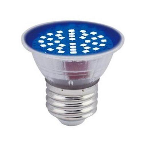 BOMBILLO LED JDR E27 110V 3W AZUL 100º 20000H (25W)