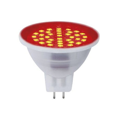 BOMBILLO LED MR16 GU5.3 110V 2.3W ROJO 100º 20000H (25W)