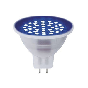 BOMBILLO LED MR16 GU5.3 110V 3W AZUL 20000H 100º (25W)