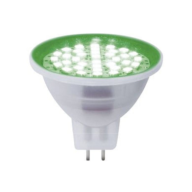 BOMBILLO LED MR16 GU5.3 110V 3W VERDE 100º 20000H (25W)